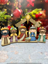 Cargar imagen en el visor de la galería, NACIMIENTO Y REYES MAGOS CH MDF LANAV26