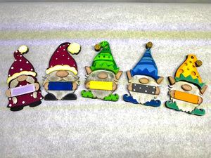 GNOMOS NAVIDEÑOS JUEGO 6 PIEZAS 10CM MAS ALTO SIN PINTAR NAVIDAD2022 204