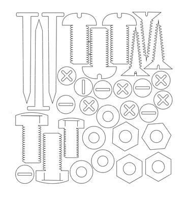 Chipboard CH 20x20 015