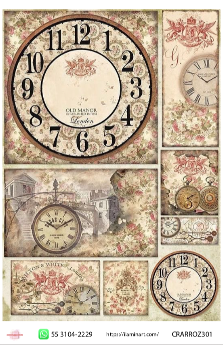 Papel Decorado para Decoupage PAPVIN 301