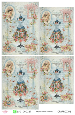 Papel Decorado para Decoupage PAPVIN 345