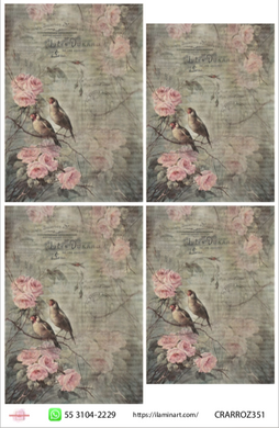 Papel Decorado para Decoupage PAPVIN 351