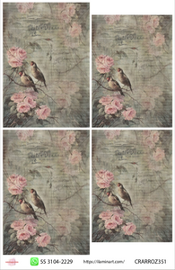 Papel Decorado para Decoupage PAPVIN 351