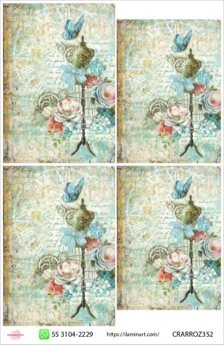 Papel Decorado para Decoupage PAPVIN 352