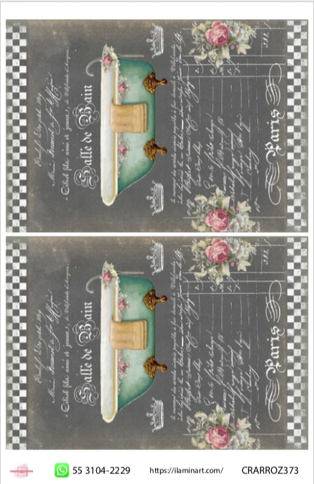 Papel Decorado para Decoupage PAPVIN 373