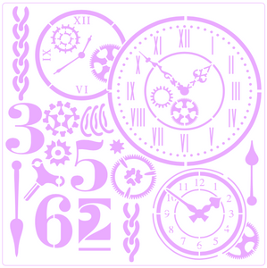 Stencil decorativo para Manualidades y decoracion 20X20 VINTAGE 274