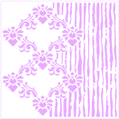 Stencil decorativo para Manualidades y decoracion 20X20 TEXTURA 293