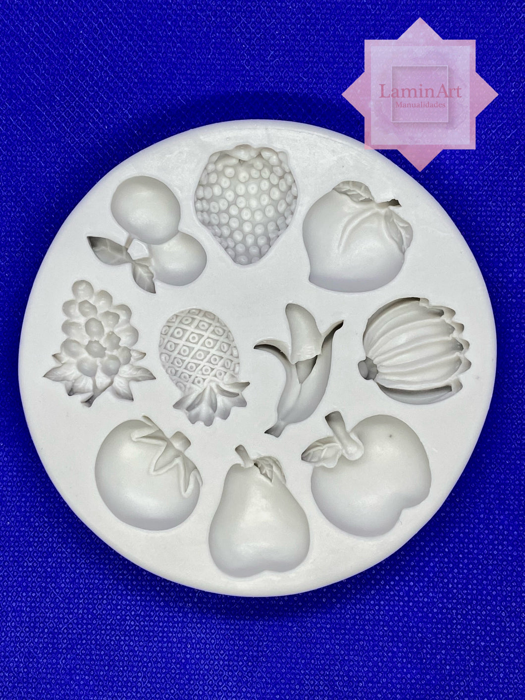 MOLDE SILICON FRUTAS TEMPORADA 10X10 574