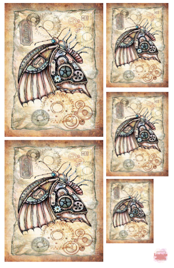 Papel Decorado para Decoupage PAPVIN 167