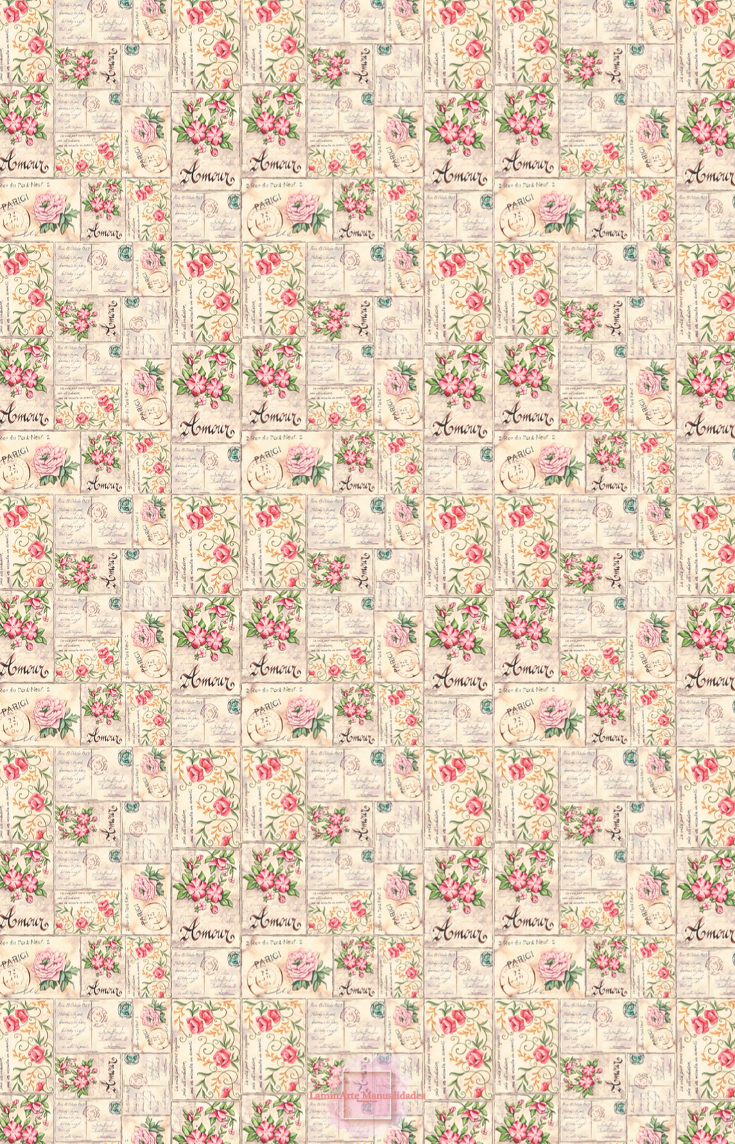 Papel Decorado para Decoupage PAPTEX 020