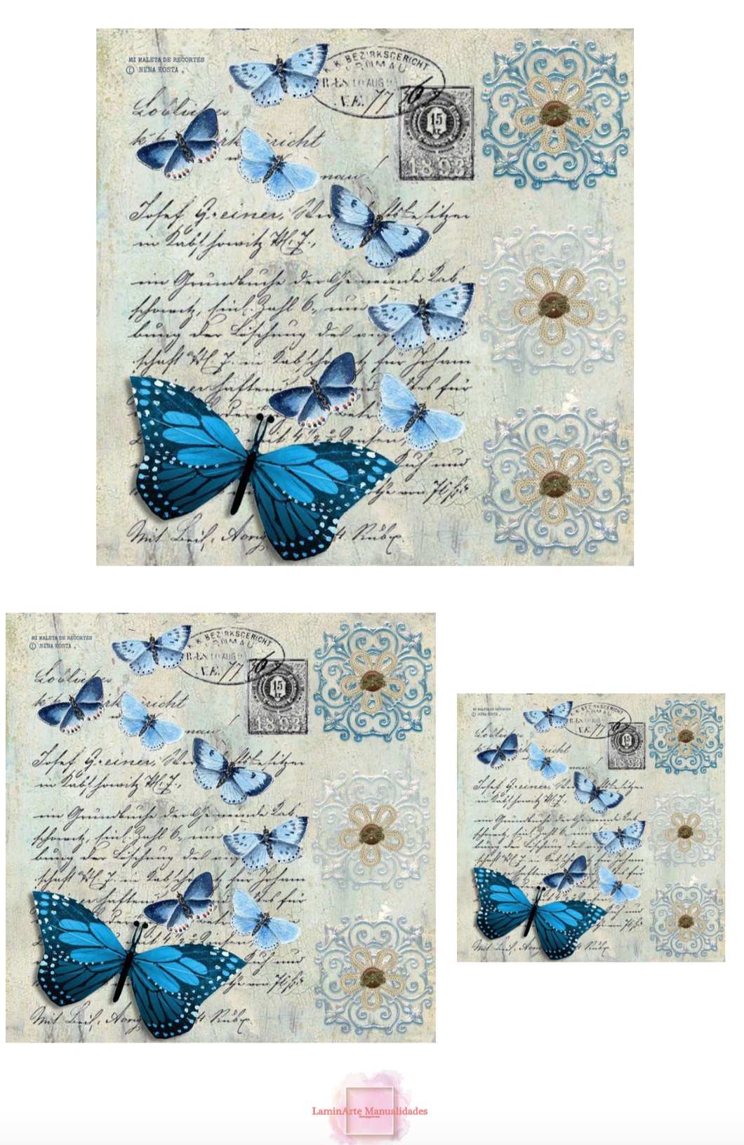 Papel Decorado para Decoupage PAPVIN 274