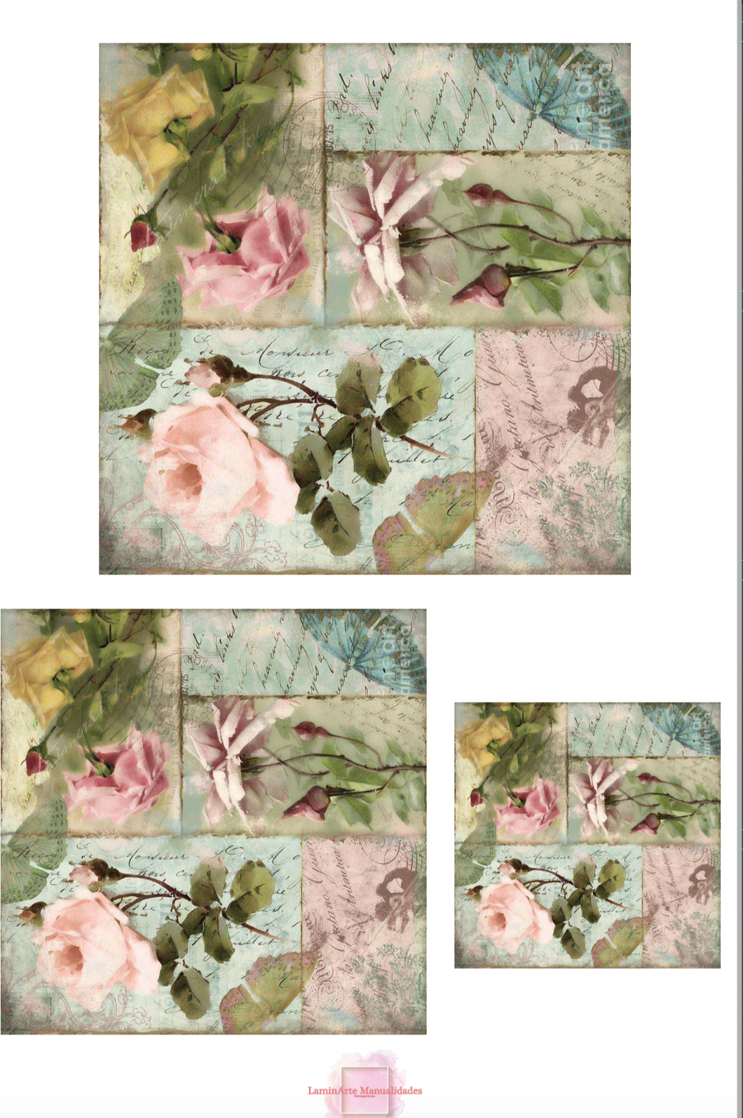 Papel Decorado para Decoupage PAPFLO 282