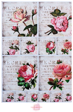 Papel Decorado para Decoupage PAPFLO 045