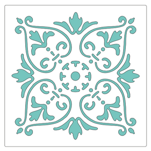 Stencil decorativo para Manualidades y decoración 20X20 MANDALAS 002