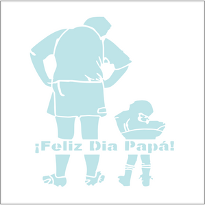 Stencil decorativo para Manualidades y decoración 20x20 PAPA 157