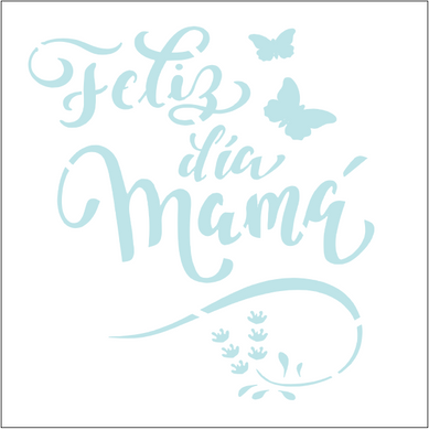 Stencil decorativo para Manualidades y decoración 20x20 MAMA 159