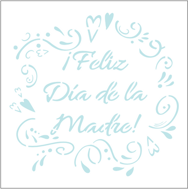 Stencil decorativo para Manualidades y decoración 20x20 MAMA 161