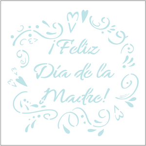 Stencil decorativo para Manualidades y decoración 20x20 MAMA 161