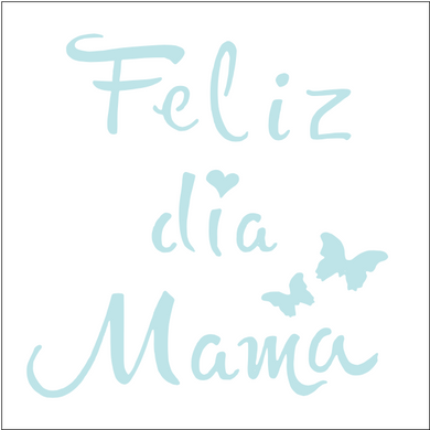 Stencil decorativo para Manualidades y decoración 20x20 MAMA 173