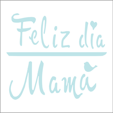 Stencil decorativo para Manualidades y decoración 20x20 MAMA 174