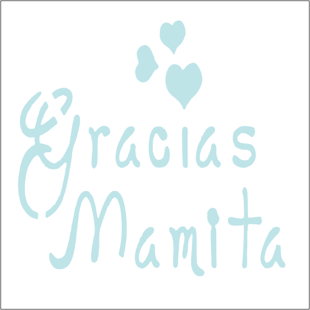 Stencil decorativo para Manualidades y decoración 20x20 MAMA 176