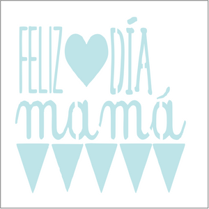 Stencil decorativo para Manualidades y decoración 20x20 MAMA 187