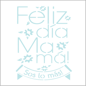 Stencil decorativo para Manualidades y decoración 20x20 MAMA 196