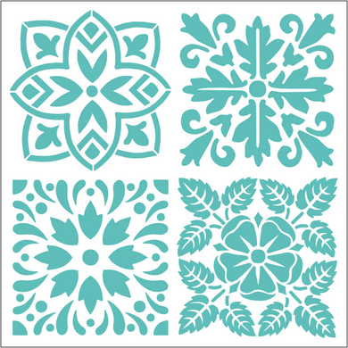 Stencil decorativo para Manualidades y decoración 20x20 MANDALAS 210