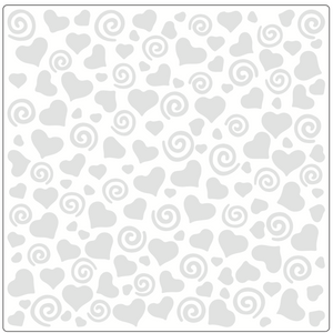 Stencil decorativo para Manualidades y decoracion 20X20 SAN VALETIN 380