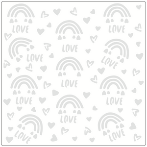 Stencil decorativo para Manualidades y decoracion 20X20 SAN VALENTIN 382