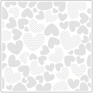 Stencil decorativo para Manualidades y decoracion 20X20 SAN VALENTIN 383