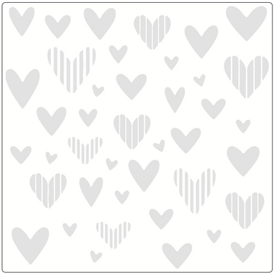 Stencil decorativo para Manualidades y decoracion 20X20 SAN VALENTIN 386