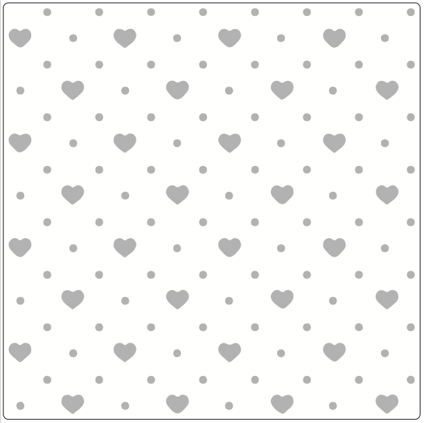 Stencil decorativo para Manualidades y decoracion 20X20 SAN VALENTIN 387