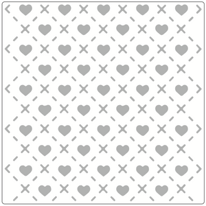 Stencil decorativo para Manualidades y decoracion 20X20 SAN VALENTIN 388