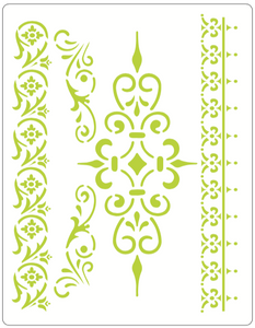 Stencil decorativo para Manualidades y decoración 21X27 TEXTURA 022