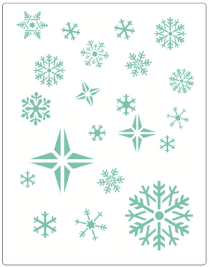 Stencil decorativo para Manualidades y decoración 21X27 NAVIDAD 067