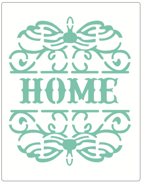 Stencil decorativo para Manualidades y decoración 21X27 Varios 069