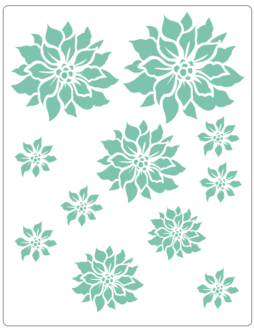 Stencil decorativo para Manualidades y decoración 21X27 NAVIDAD 187