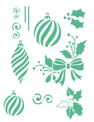 Stencil decorativo para Manualidades y decoración 21X27 NAVIDAD 229