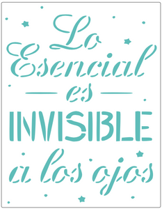 Stencil decorativo para Manualidades y decoración 21X27 FRASES 610