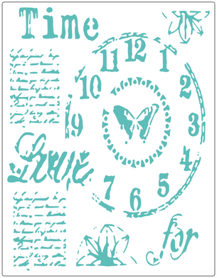 Stencil decorativo para Manualidades y decoración 21X27 VINTAGE 705