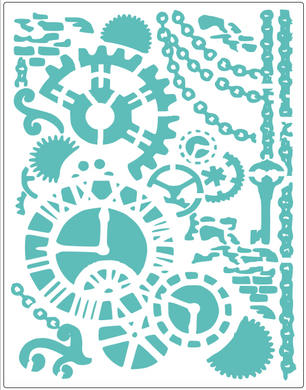 Stencil decorativo para Manualidades y decoración 21X27 TEXTURA 707