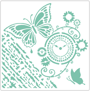 Stencil decorativo para Manualidades y decoración 25x25 MANDALAS 013