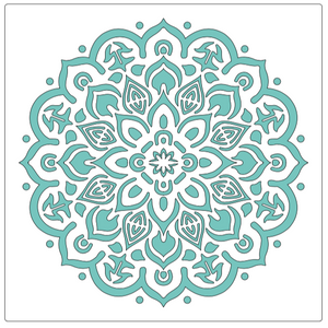 Stencil decorativo para Manualidades y decoración 30X30 MANDALAS 005