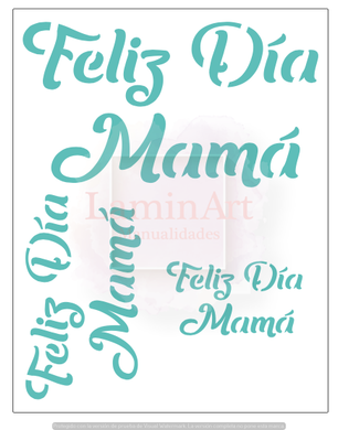 Stencil decorativo para Manualidades y decoración 21X27 MAMA 307