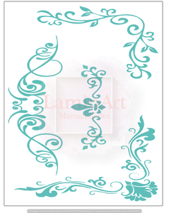 Stencil decorativo para Manualidades y decoración 21X27 TEXTURAS 363