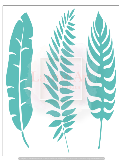 Stencil decorativo para Manualidades y decoración 21X27 FLORES 384