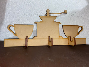 Tabla decorativa de tazas y molino para colgar 003 PLASERVAR