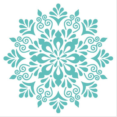 STENCIL JUMBO 80X80 CORTE INTERNO 75X75 MANDALA 011