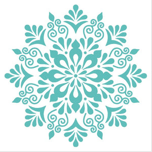 STENCIL JUMBO 80X80 CORTE INTERNO 75X75 MANDALA 011